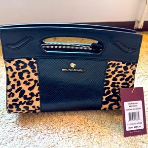 Bruno Magli Cheetah designer purse